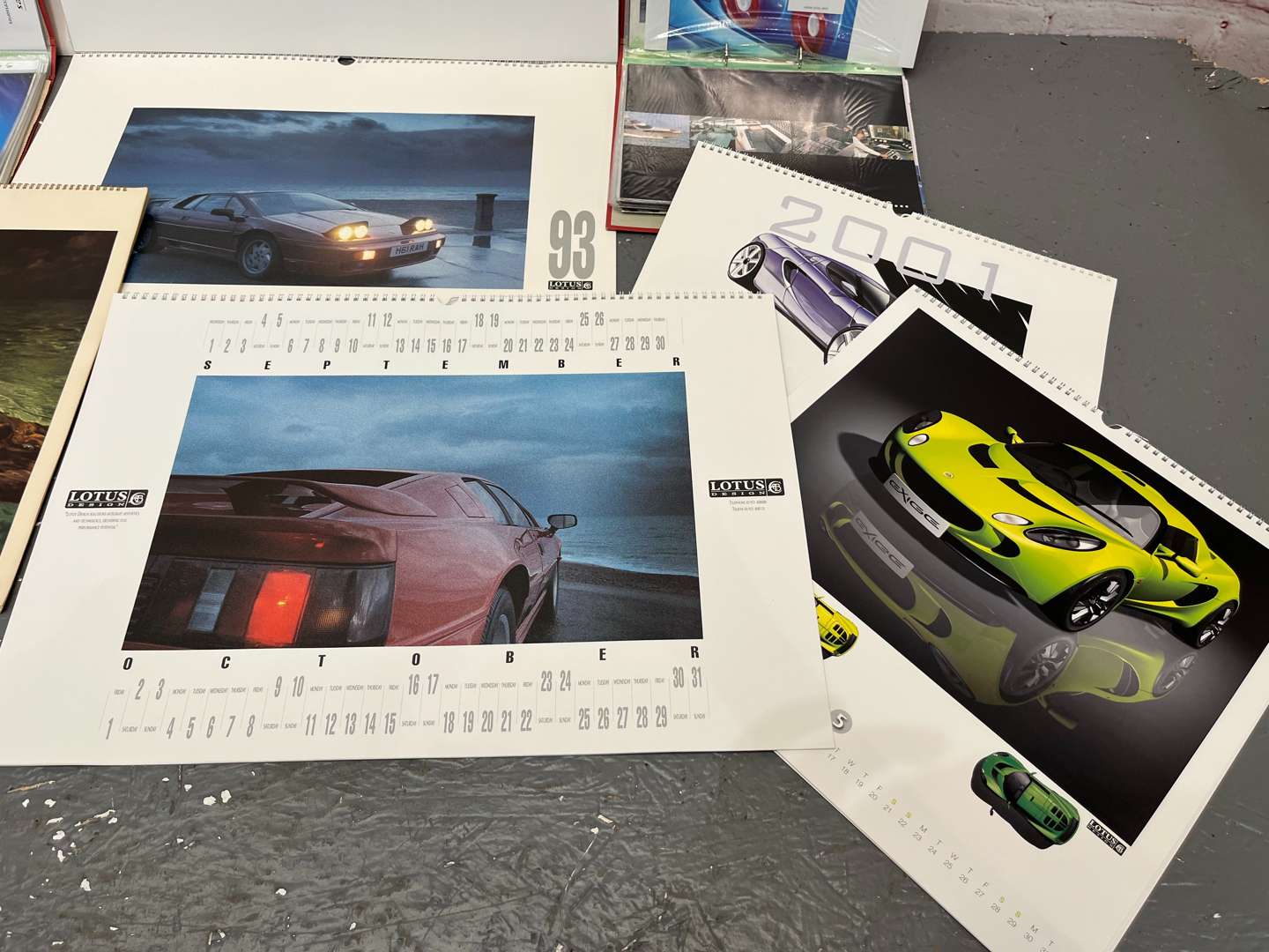 <p>Mixed Lot of Lotus and Pirelli Calendars&nbsp;</p>
