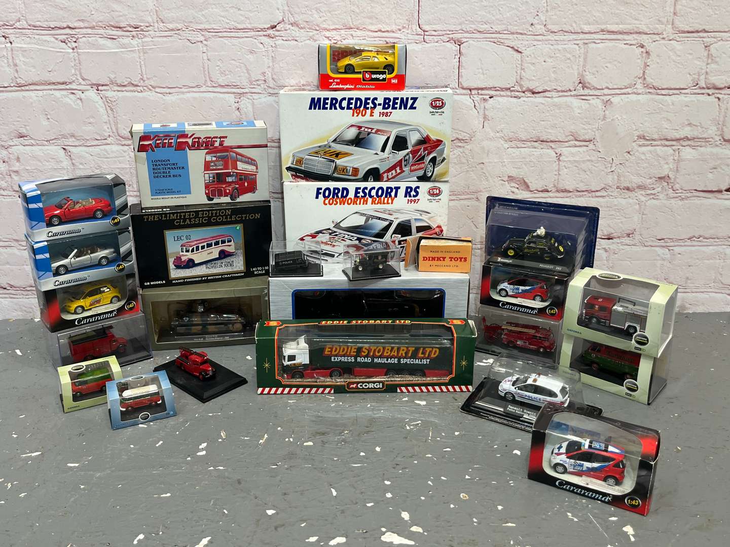 <p>Two Boxes of Die Cast Model Cars</p>