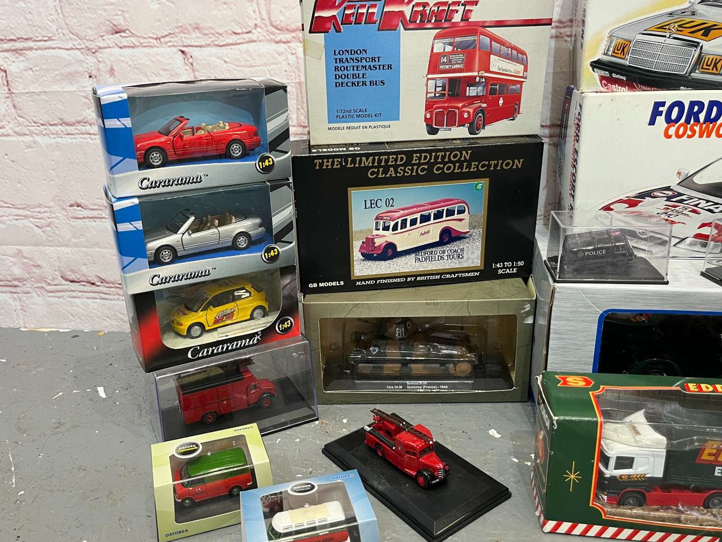 <p>Two Boxes of Die Cast Model Cars</p>
