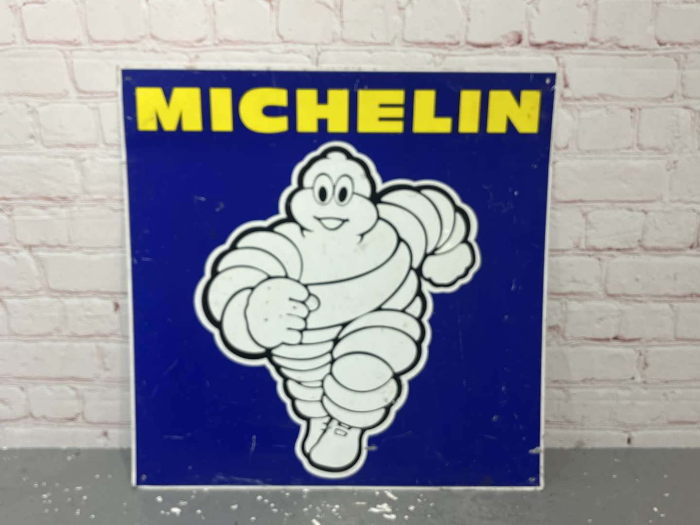 <p>Michelin Running Man Aluminium Sign</p>