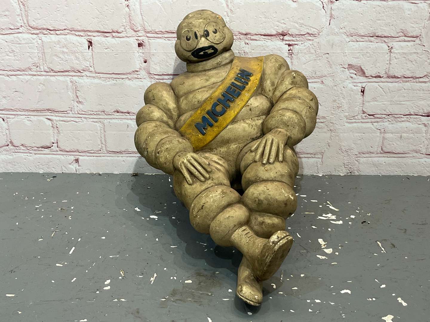 <p>Large Michelin Bibendum Figure and Bracket</p>