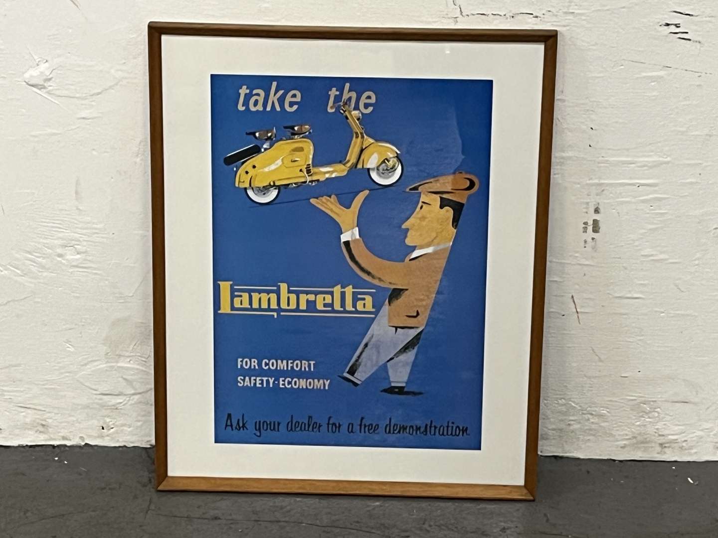 <p>Lambretta Framed Picture</p>