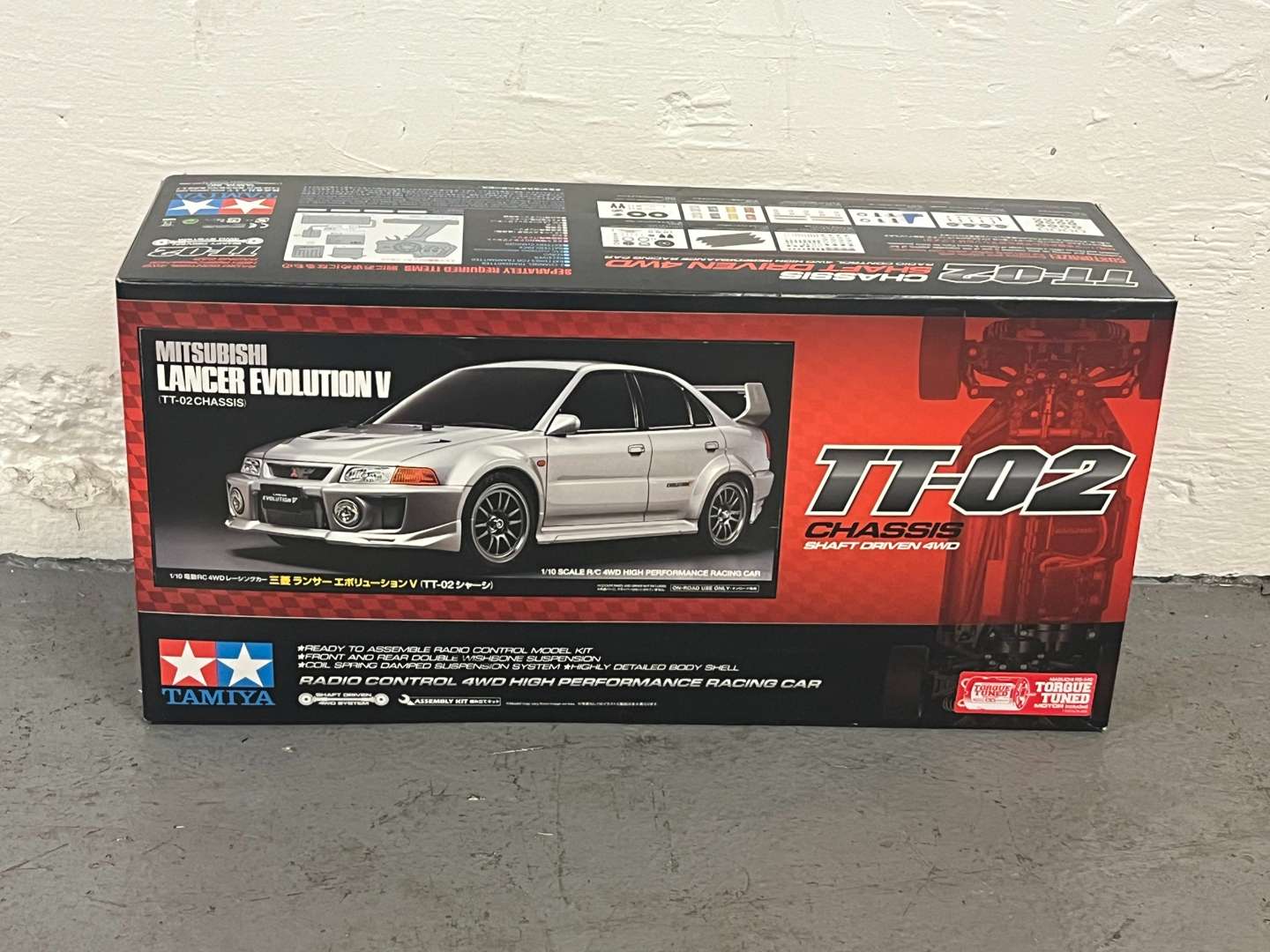 <p>Mitsubishi Lancia Evo TT-02 1/10 Scale Remote Controlled Car</p>