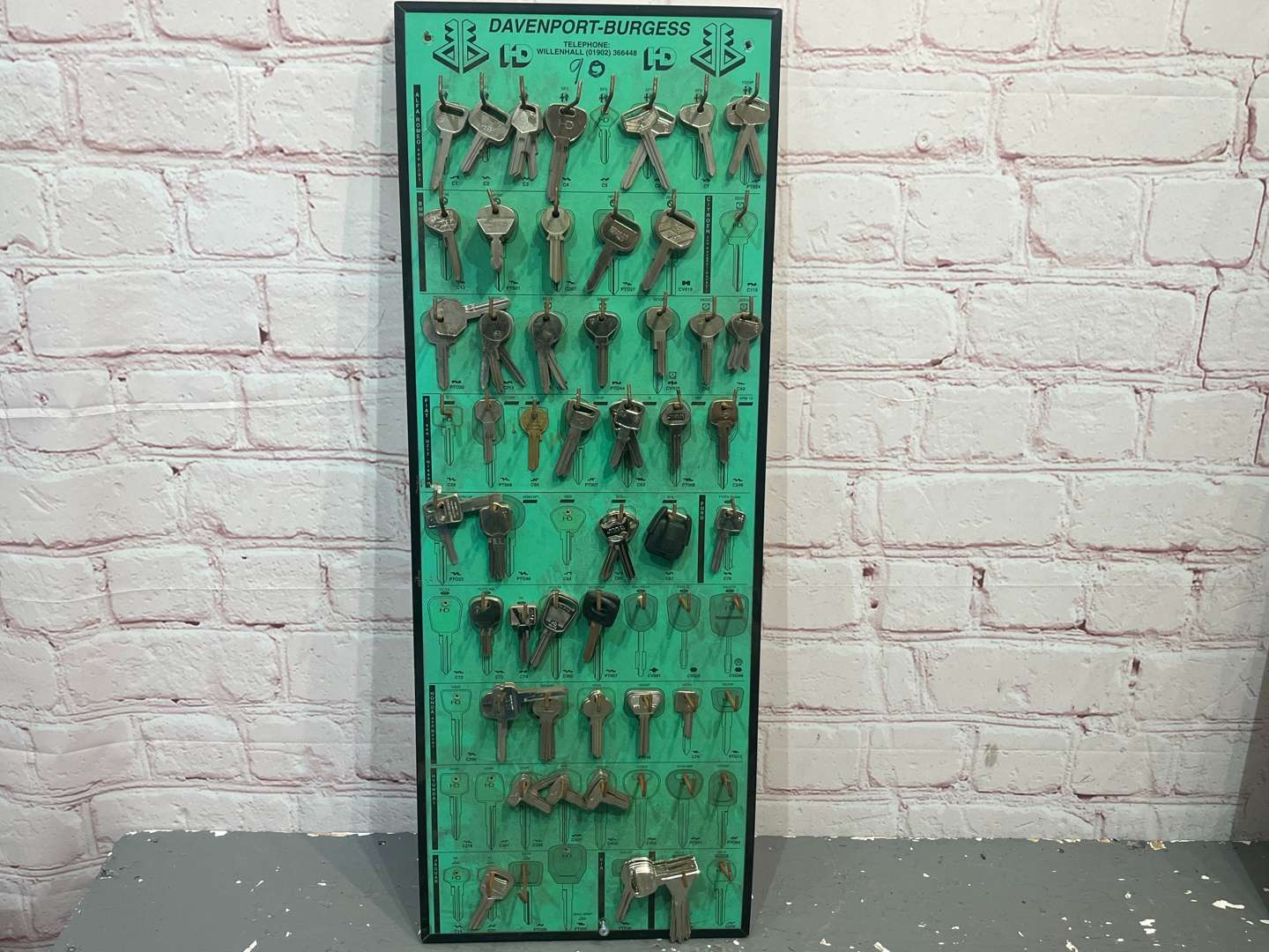 <p>Two Classic Car Key Boards</p>