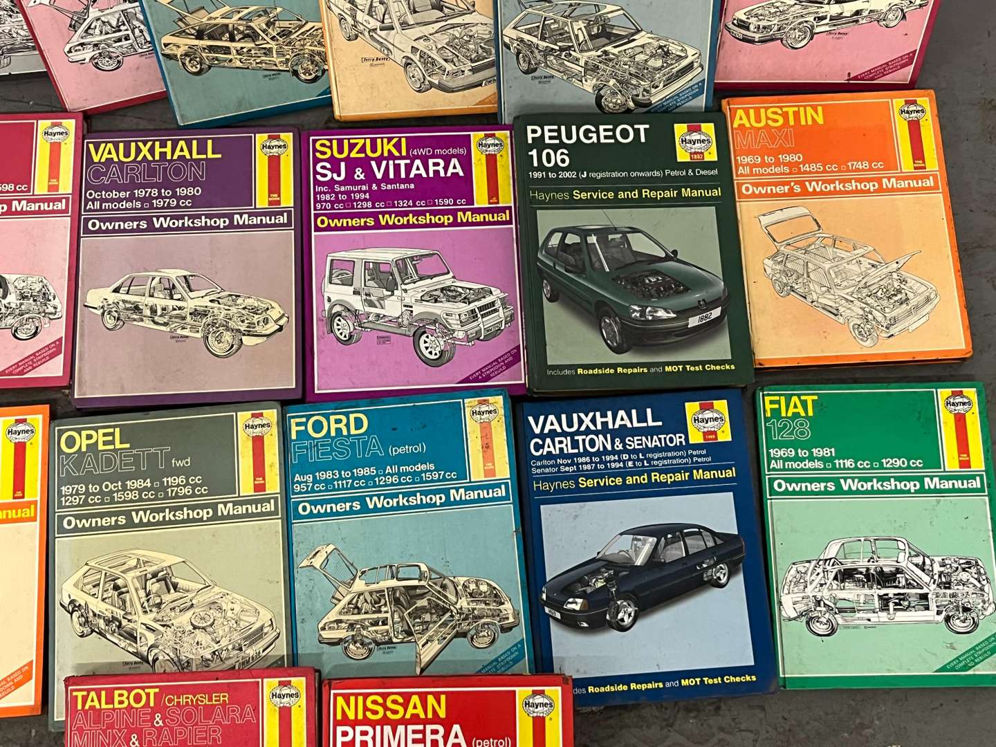<p>Quantity of Haynes Manuals (Proceeds To Charity)&nbsp;</p>