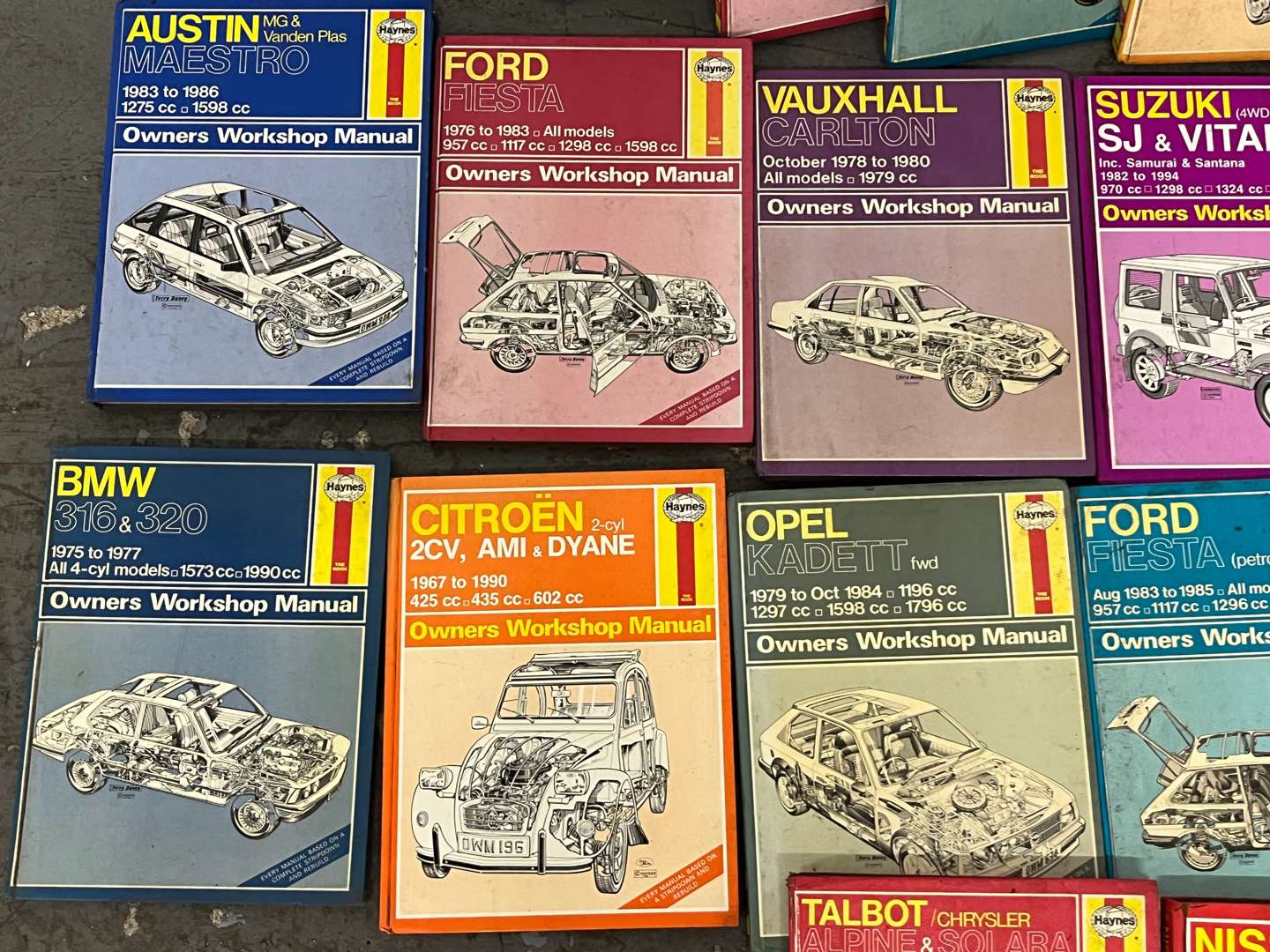 <p>Quantity of Haynes Manuals (Proceeds To Charity)&nbsp;</p>