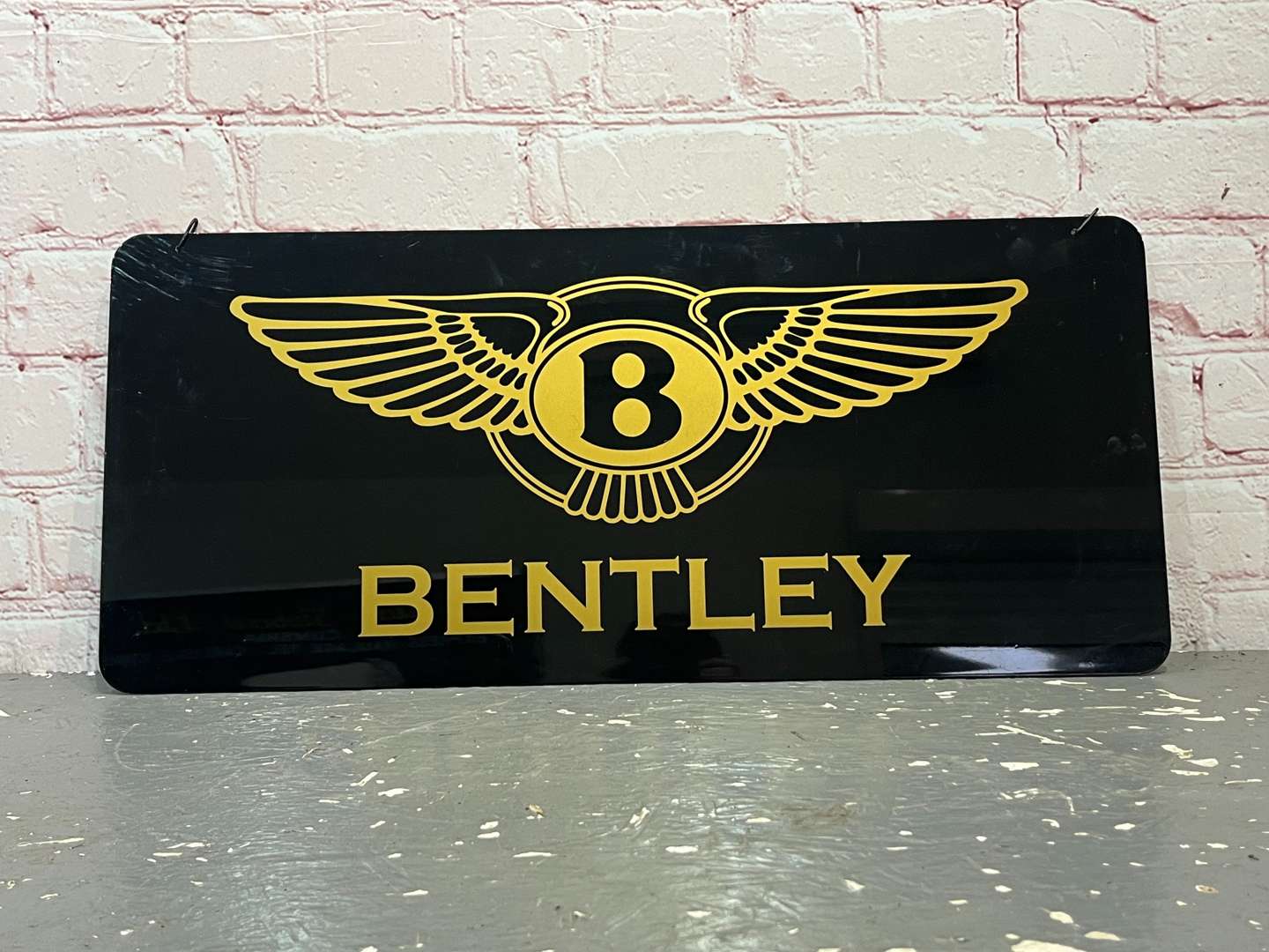 <p>Bentley Perspex Hanging Dealership Perspex Sign</p>