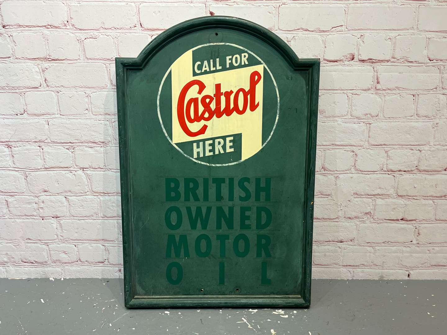 Castrol Oil Fibreglass Advertising Board | Sat 7 November Automobilia ...