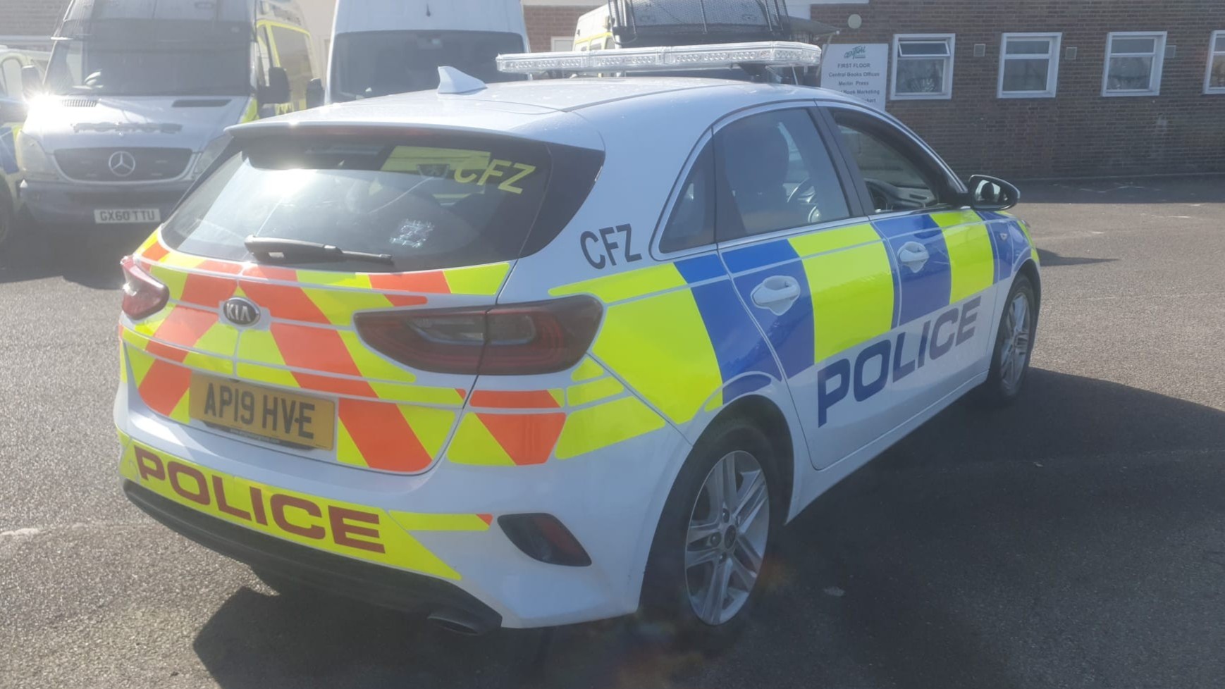 King’s Lynn Hospice Car Becomes TV Police Vehicle